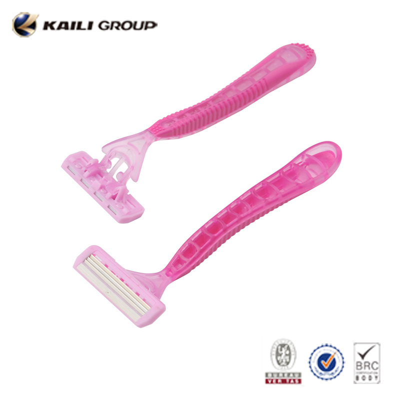 X301L rubber handle shaving razor blade